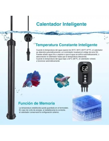 CALENTADOR TITANIO CON SONDA 200W