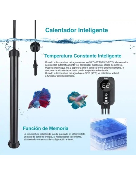 CALENTADOR TITANIO CON SONDA 200W
