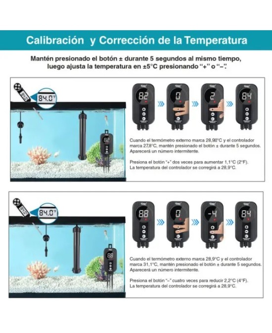CALENTADOR TITANIO CON SONDA 100W
