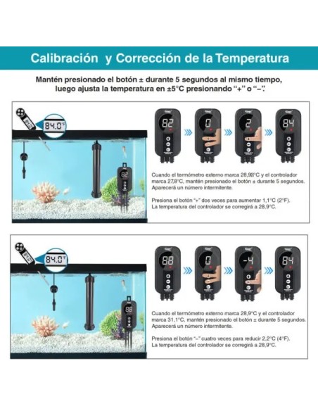 CALENTADOR TITANIO CON SONDA 100W