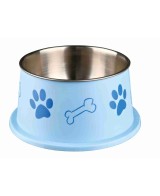 Comedero Spaniel Inox - Plast 0.9L | Duradero y Antideslizante para Perros  Endanea Mascotas