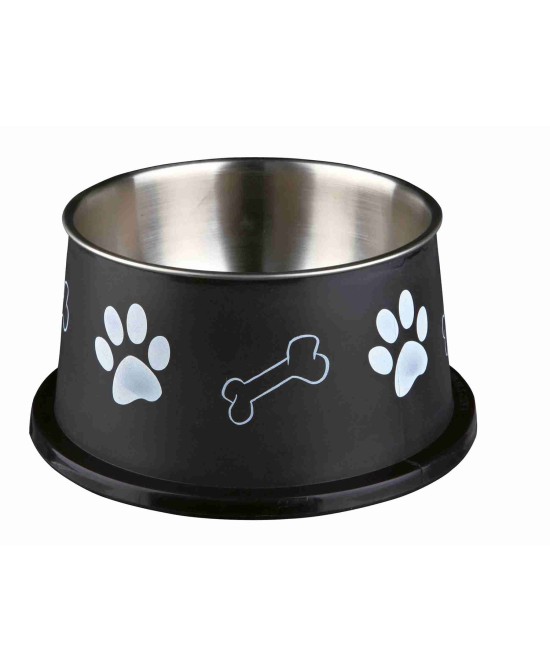 Comedero Spaniel Inox - Plast 0.9L | Duradero y Antideslizante para Perros  Endanea Mascotas