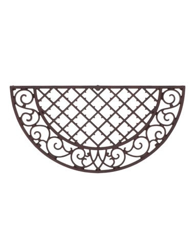Felpudo de Hierro Semicircular - Resistente y Elegante para Entradas