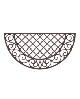 Felpudo de Hierro Semicircular - Resistente y Elegante para Entradas