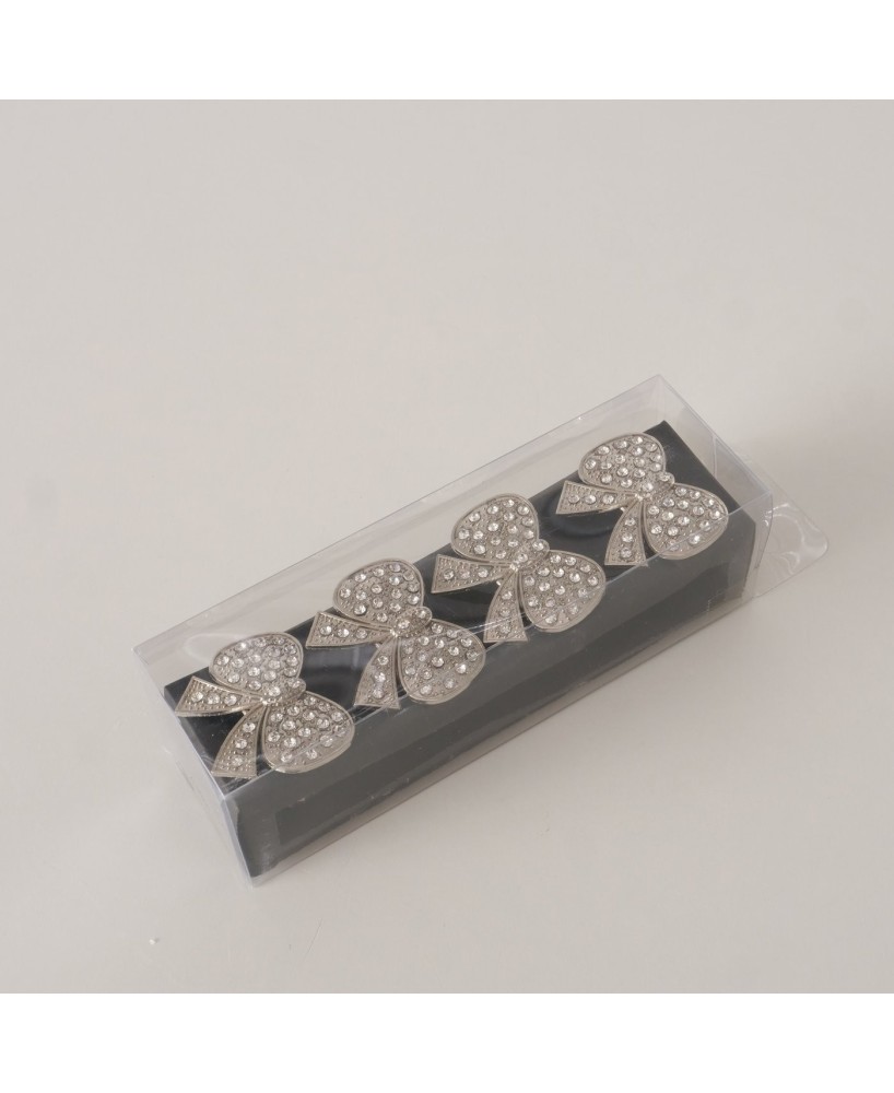 Servilleta Laetizia plata elegante y decorativa | Decoración de mesa festiva