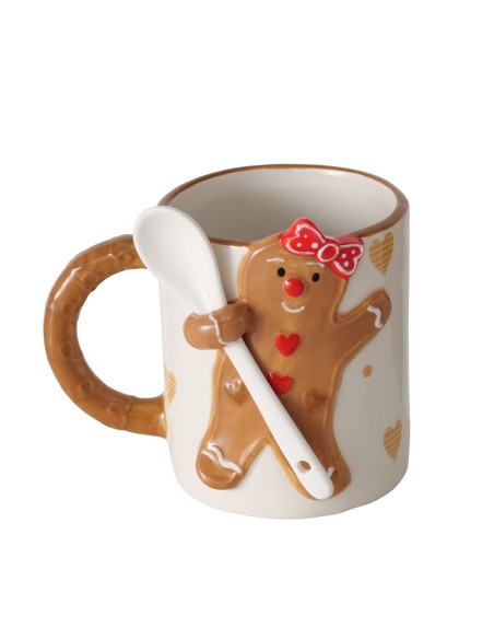 Taza Jumbo de gres 520 ml | Taza grande para bebidas calientes