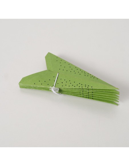 Adorno colgante Kassina estrella bamboo verde 16.5 cm altura 50 cm diámetro