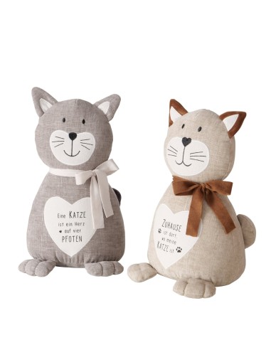 Sujeta Puertas Gato H33.5 x W20 cm | Decoración original para el hogar - Endanea Garden