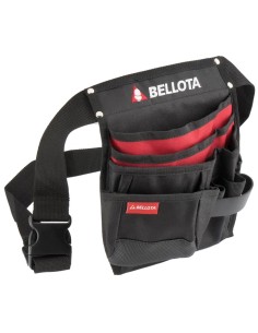 Porta Herramientas 4 Bolsillos Bellota resistente y ergonómico para bricolaje y jardinería