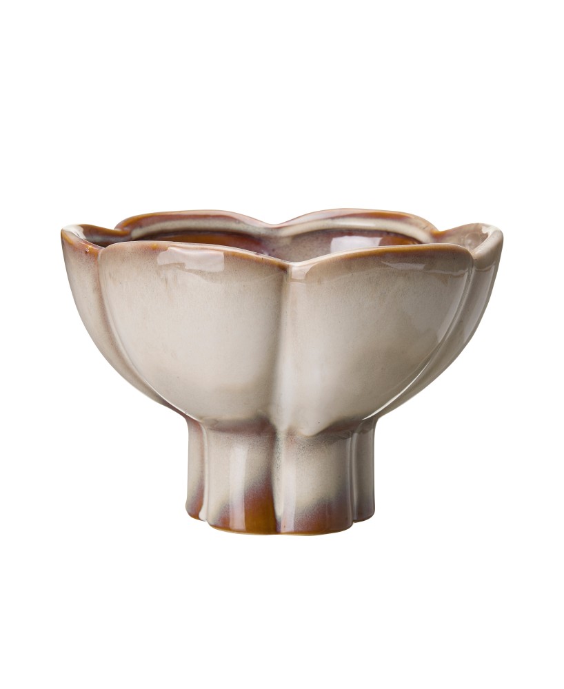 Jarrón Denise Porcelana Beige | Decoración Elegante y Versátil para el Hogar  Endanea Garden