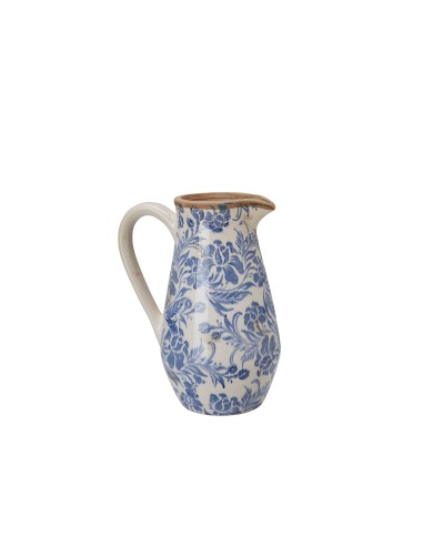 Jarra Mirabelle Kanna Blanco Azul diseño moderno y funcional para decoración