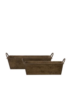 Jardinera Embla Rústica Pequeña | Jardineras Rústicas Compactas para Interior y Exterior