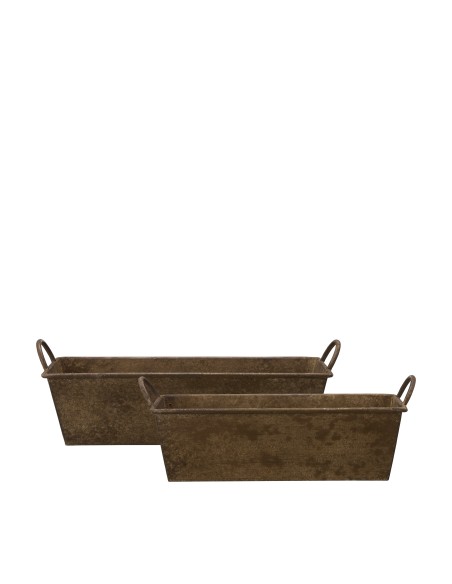 Jardinera Embla Rústica Pequeña | Jardineras Rústicas Compactas para Interior y Exterior