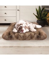 Cuna Premier Silk Marrón 50cm | Confort y elegancia para gatos y perros pequeños  Endanea Mascotas