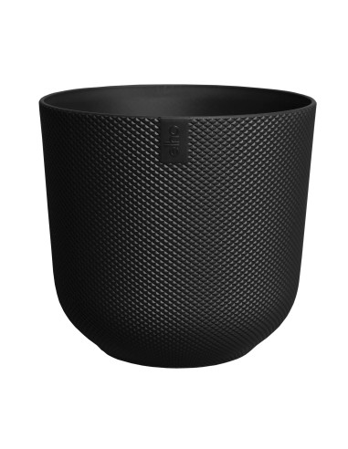 Maceta Jazz Redonda 26cm Living Negra | Elegante y Funcional