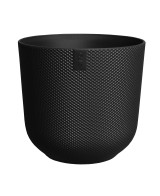 Maceta Jazz Redonda 26cm Living Negra | Elegante y Funcional