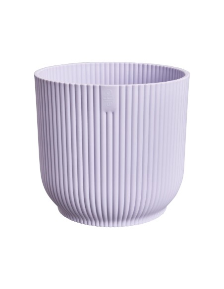 Maceta Vibes Fold Redonda 14cm Lila Claro para interiores y exteriores