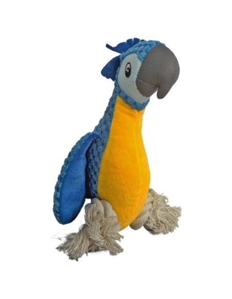 Doggy Masters Play Time Guacamayo Azul | Juguete resistente y divertido para perros | Endanea Mascotas