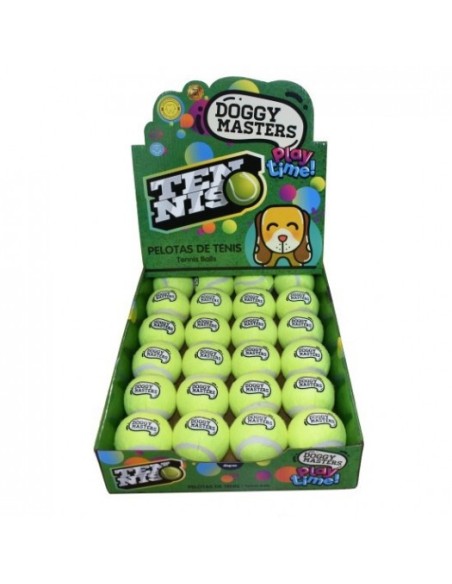 Pelota Tenis Doggy Masters Play Time | Juguete resistente y divertido para perros | Endanea Mascotas