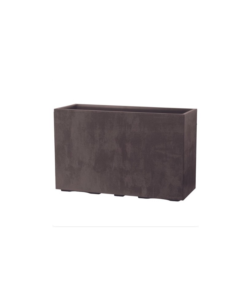 Maceta Muro Millennium R RA 98cm Marrón  Resistente y Elegante para Balcones y Jardines