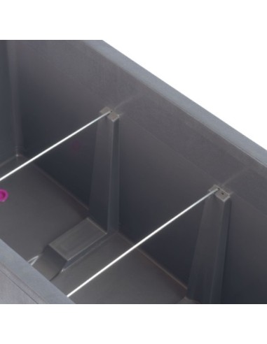 Maceta Muro Millennium R RA 98cm Antracita | Decoración Exterior y Jardín