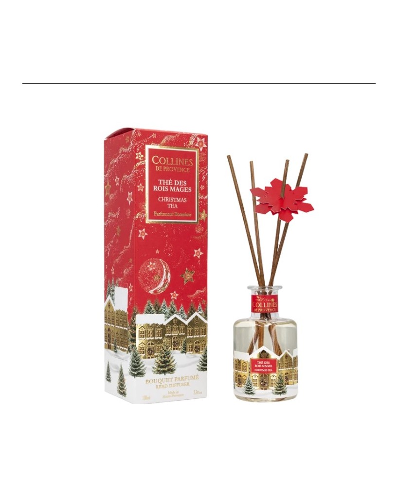 Ramo Perfumado 100ml Té de Navidad  Fragancia Cálida y Festiva para el Hogar y Oficina