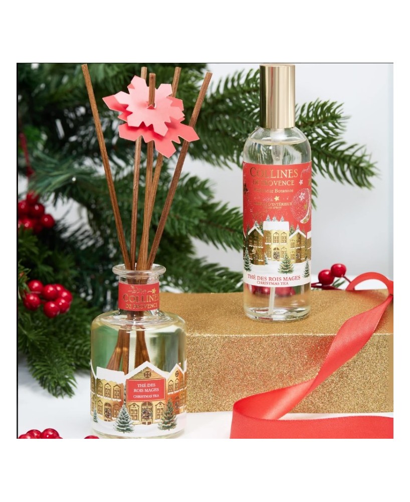 Ramo Perfumado 100ml Té de Navidad  Fragancia Cálida y Festiva para el Hogar y Oficina