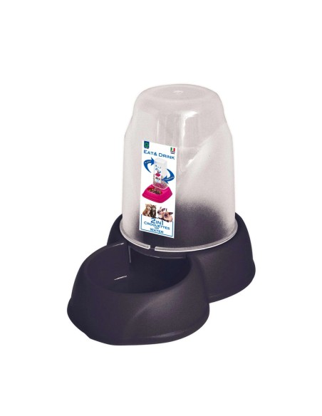 TOLVA COMEDERO BEBEDERO ANTIDESLIZANTE 27X17X21 1.7L