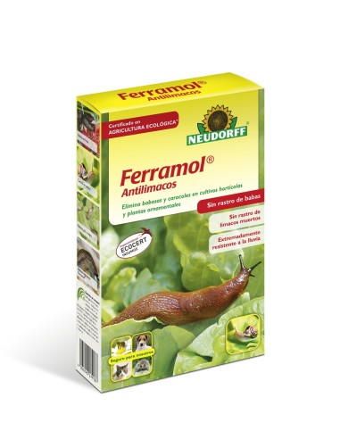 Antilimacos Ferramol 500gr Neudorff | Cebo Ecológico para Limacos y Babosas

