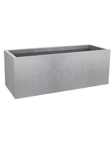 Jardinera Basalt 80x30x30 cm Gris  Maceta Moderna y Resistente