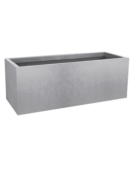 Jardinera Basalt 80x30x30 cm Gris  Maceta Moderna y Resistente