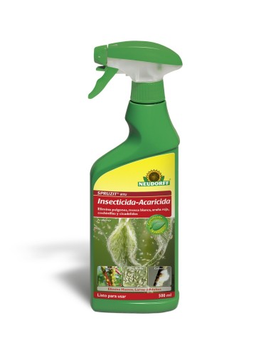 Insecticida Acaricida Neudorff 500ml Listo Uso  Control eficaz de ácaros y plagas

