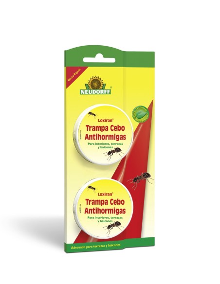 Antihormigas Trampa Loxiran Neudorff  Control eficaz de hormigas en interiores y exteriores

