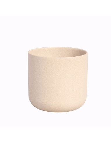 Maceta Sita 18,5x18 cm Arena Diseño Moderno y Elegante para Interiores y Exteriores