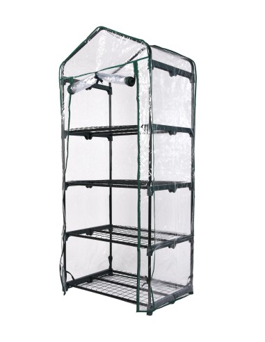 Invernadero 4 Estantes 160x69x49 cm | Cultivo de Plantas Eficiente | Endanea Garden