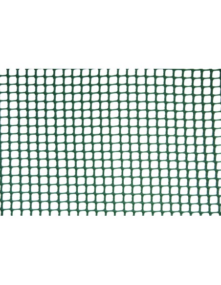 Malla Plastificada Cuadrada 05 1.0x5m Verde para Jardín Huerto y Terraza
