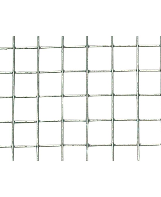 Malla Cuadra Galvanizada 0.5x10m 13mm para Jardín Huerto y Construcción