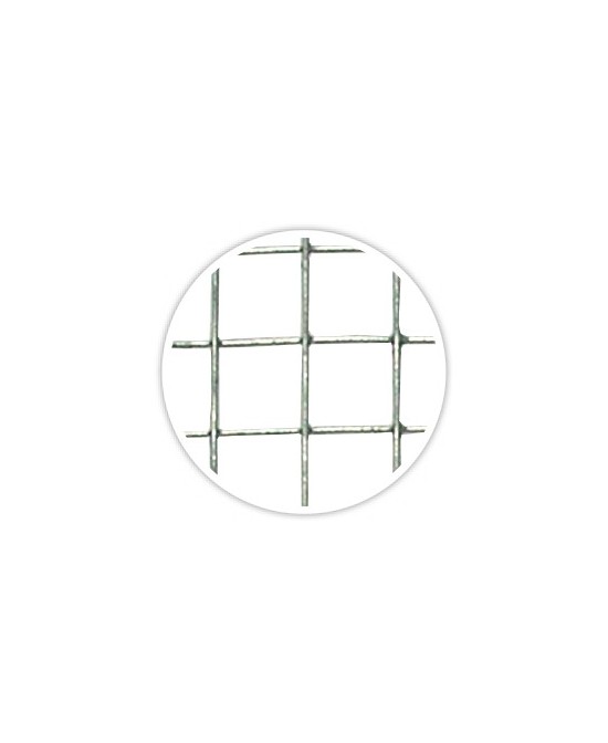 Malla Cuadra Galvanizada 0.5x10m 13mm para Jardín Huerto y Construcción