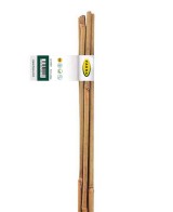 Tutor de Bambú 120x10/12 mm 4 unds soporte plantas jardines huertos macetas