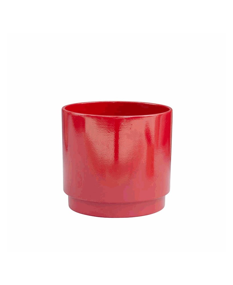 Maceta Step 15x14,5 cm Roja - Moderna y Funcional para Plantas