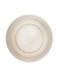 Maceta bol 25 cm blanco lino | Elegancia y estilo moderno para plantas 2