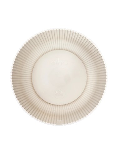 Maceta bol 25 cm blanco lino | Elegancia y estilo moderno para plantas