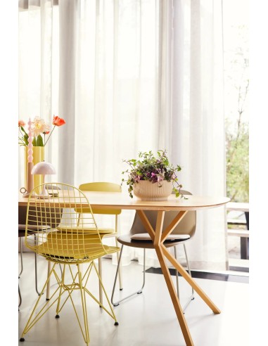 Maceta bol 25 cm blanco lino | Elegancia y estilo moderno para plantas