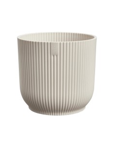 Maceta redonda 16 cm blanco lino | Interior y exterior | Endanea Garden