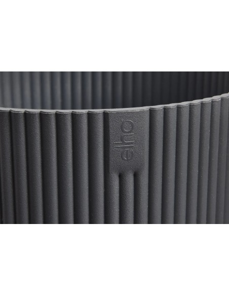 Maceta Vibes Fold Redonda 22 cm Antracita Diseño Moderno y Elegante