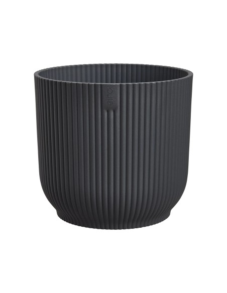 Maceta Vibes Fold Redonda 25cm Antracita Comprar Endanea Garden