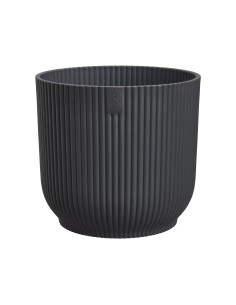 Maceta Vibes Fold Redonda 30cm Antracita Comprar Endanea Garden