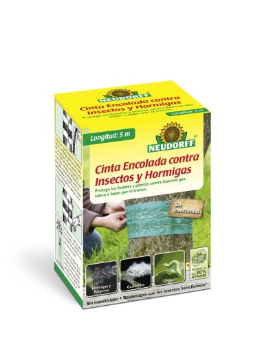 Cinta Encolada Árbol 5m Neudorff  Protección y fijación para árboles jóvenes

