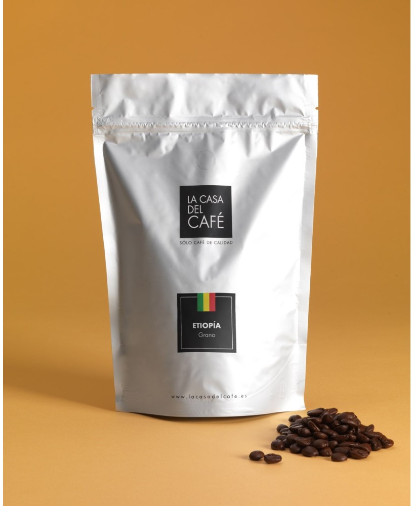 Café Barros Etiopía en Grano 250 g Aroma Afrutado y Tueste Equilibrado