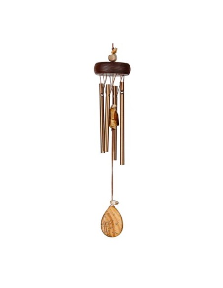 Campana de Viento Precious Stones Jaspe de Pradera Sonido Relajante y Decoración Elegante
